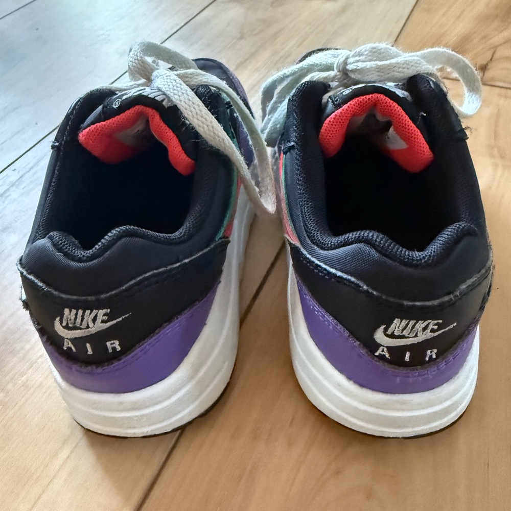 Nike Black and Purple Sneakers Vibrant Design- Air Max 1 “windbreaker” - Picture 4 of 8
